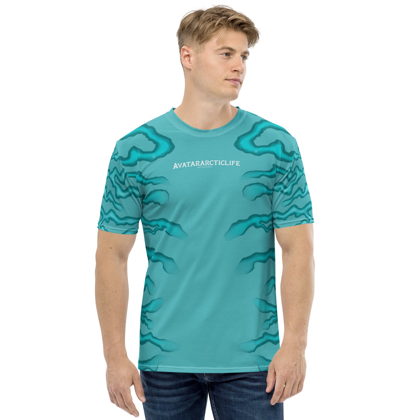 Men's t-shirt Avatararcticlife sea stripes