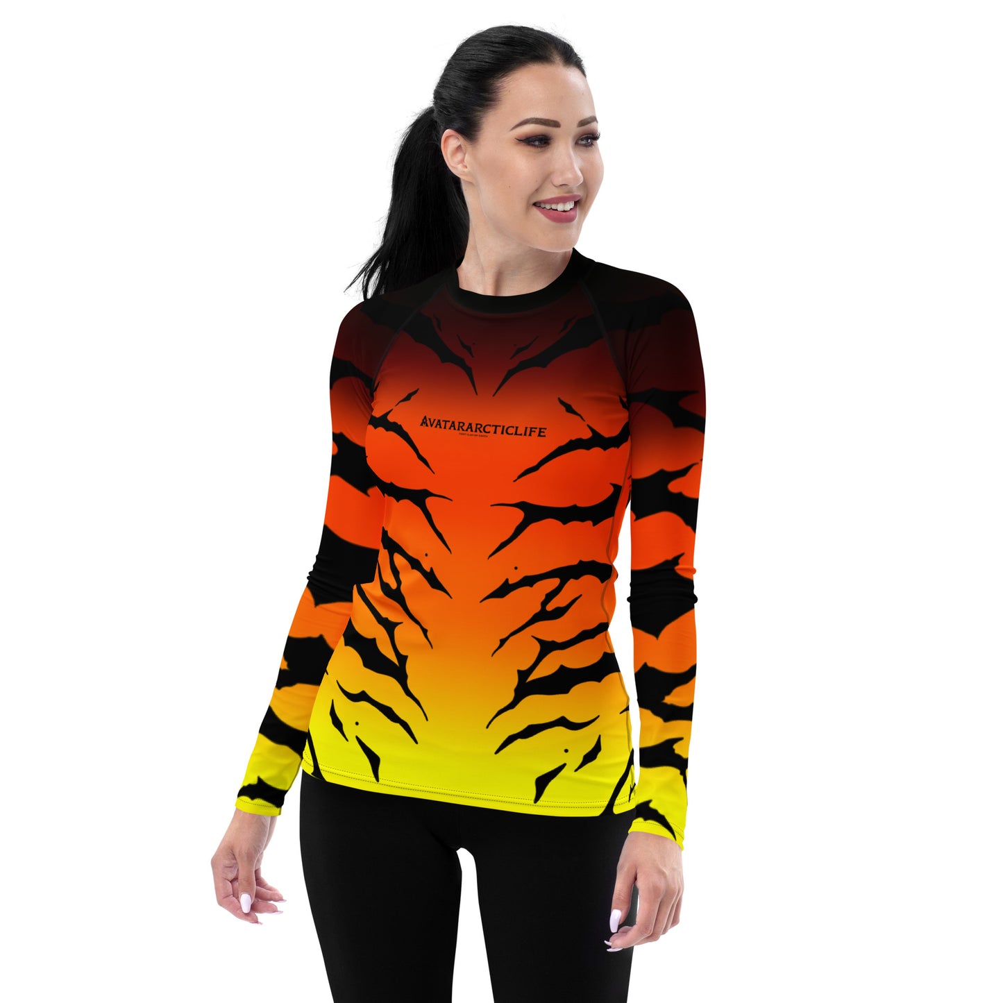 Toruk inspired design Women's Rash Guard